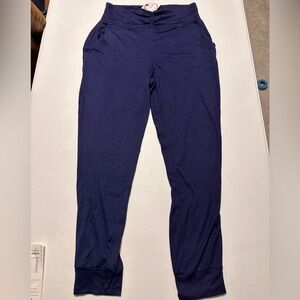 Loungewear, casual wear, blue joggers size medium